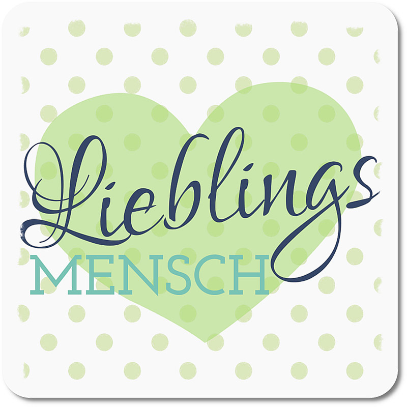 LED Untersetzer Freunde kann man sich nicht kaufen mint 90x90 mm,  Tischdeko, Geschenk