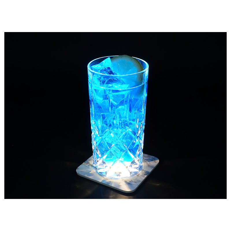 INTERLUXE Sottobicchiere LED "You Are The Gin To My Tonic" - Sottobicchiere Luminoso Per Cocktail, Feste E Decorazioni Da Bar, Fatto A Mano In Germania