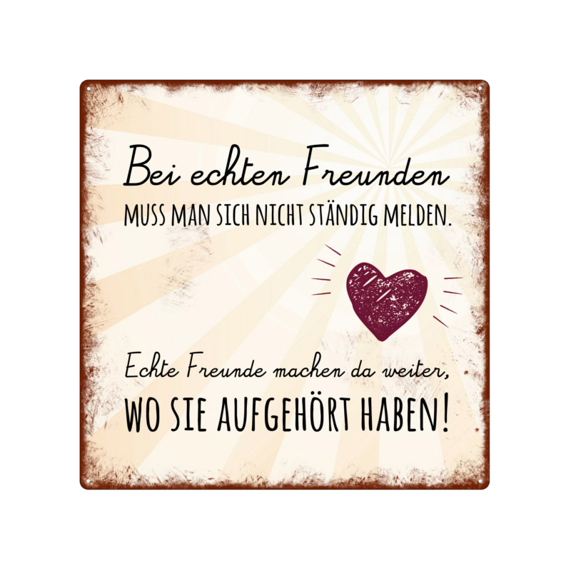 20x20cm-metallschild-tuerschild-bei-echten-freunden-freundschaft-geschenk-vintage