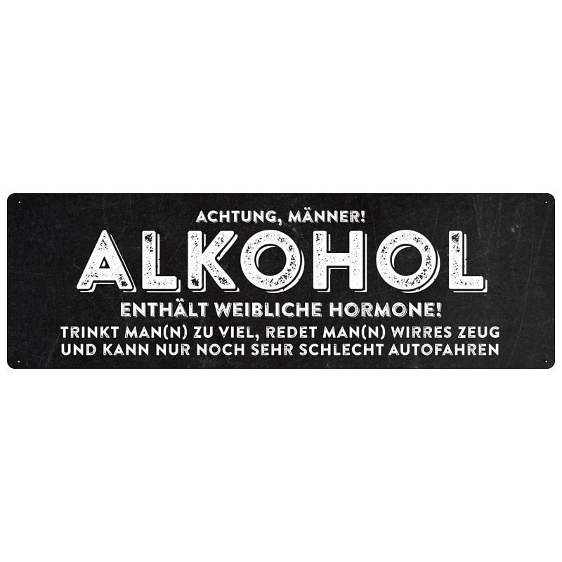 interluxe-metallschild-alkohol-enthaelt-weibliche-hormone