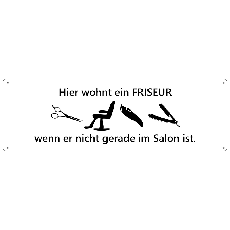 interluxe-metallschild-hier-wohnt-ein-friseur-tuerschild-schild-haustuer-wohnungstuer-geschenk